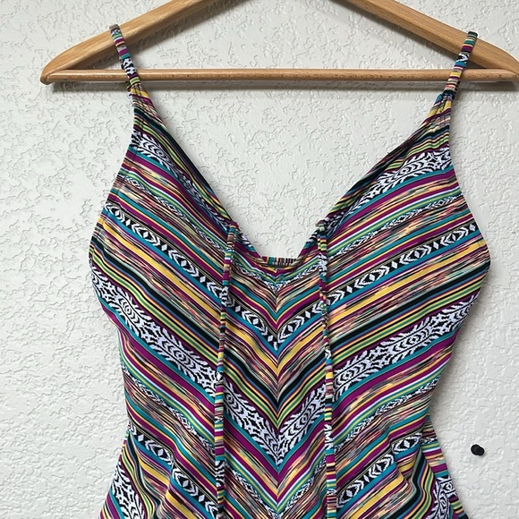 Lucky Brand Arabian Nights One Piece Swimsuit size medium - Picture 3 of 12